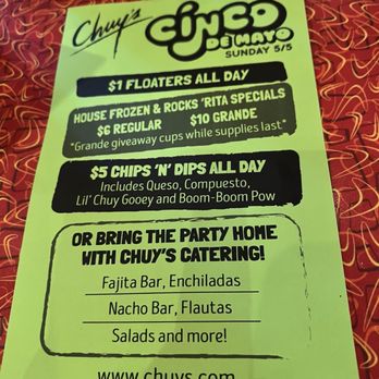 Chuy's - Tex-Mex Near Me - San Antonio, Texas