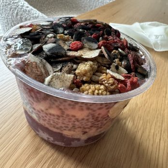 Flavor Theory - The açaí also had a weird metallic taste. Fruit was minimal can't even see it. Do not recommend. - Acai Bowls Near Me - Riverside, California