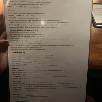 J. Alexander's - Menu - New American Near Me - Jacksonville, Florida