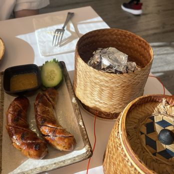 Nok’s Kitchen - #1 - Lao Sausage Combo - Laotian Near Me - Westminster, California
