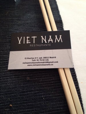 Vietnam Restaurante 2013 de Letras by null