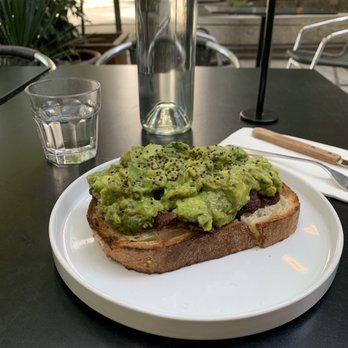 Mr West Cafe Bar Downtown - Avocado toast with bacon! - Bars Near Me - Seattle, Washington Mr West Cafe Bar Downtown - Avocado toast with bacon! - Bars Near Me - Seattle, Washington