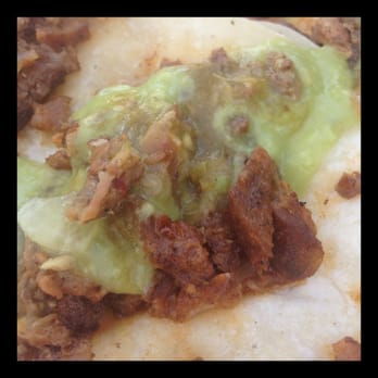 La Canada Taqueria - Al pastor taco w complimentary guaca-salsa (no heat) - Mexican Near Me - Los Angeles, California La Canada Taqueria - Al pastor taco w complimentary guaca-salsa (no heat) - Mexican Near Me - Los Angeles, California