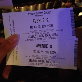 Mercury Theater Chicago - Such amazing seats -- we were right up against the balcony railing! - Performing Arts Near Me - Chicago, Illinois Mercury Theater Chicago - Such amazing seats -- we were right up against the balcony railing! - Performing Arts Near Me - Chicago, Illinois