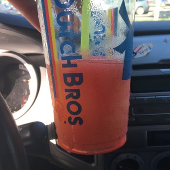 Dutch Bros Coffee - Blended Strawberry watermelon lime Rebel with blue raspberry float.. what's left of it. - Coffee & Tea Near Me - Davis, California Dutch Bros Coffee - Blended Strawberry watermelon lime Rebel with blue raspberry float.. what's left of it. - Coffee & Tea Near Me - Davis, California