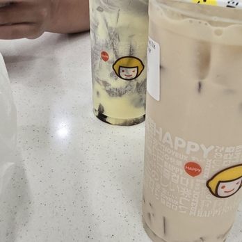 Happy Lemon - Uber milk tea with Puff & boba and winter melon fresh milk - Bubble Tea Near Me - Urban Honolulu, Hawaii