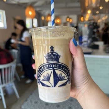 Bluestone Lane - Old Towne Orange - Aussie Iced Latte - Coffee & Tea Near Me - Orange, California