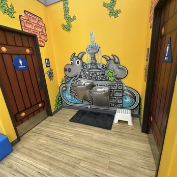 Kids Empire Chandler - Step stools by restroom sinks and water fountains. - Indoor Playcenter Near Me - Chandler, Arizona Kids Empire Chandler - Step stools by restroom sinks and water fountains. - Indoor Playcenter Near Me - Chandler, Arizona