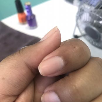 Sassy Nails - Guessing game? What nail shape is this???? A messed up one apparently. - Nail Salons Near Me - Anaheim, California Sassy Nails - Guessing game? What nail shape is this???? A messed up one apparently. - Nail Salons Near Me - Anaheim, California