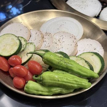 Yakiniku Ginza - Vegetable Platter - Japanese Near Me - Mountain View, California