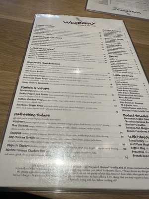 Menu photo 7 Wildberry Oak Brook, IL