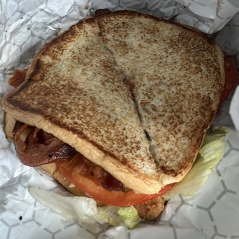 R O 's Bar-B-Que - BLT with crispy bacon and fresh ripe tomatoes - Barbeque Near Me - Gastonia, North Carolina R O 's Bar-B-Que - BLT with crispy bacon and fresh ripe tomatoes - Barbeque Near Me - Gastonia, North Carolina