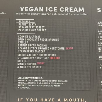 Van Leeuwen - Studio City - Vegan menu - Ice Cream & Frozen Yogurt Near Me - Los Angeles, California