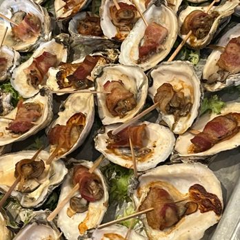 The Kitchen At the Imperial - Bacon wrapped baked oysters - New American Near Me - Chestertown, Maryland