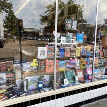 Square Books - front display window of Square Books - Bookstores Near Me - Oxford, Mississippi