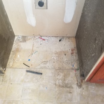 Anna Electric - Pieces of garbage left all over the floor - Electricians Near Me - Helmetta, New Jersey
