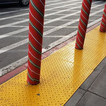 Walmart - Candycain stripped barriers - Grocery Near Me - Chico, California