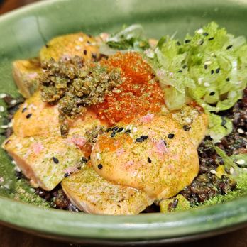 Your Local - Torched Salmon Donburi (looked better than this picture) - Asian Fusion Near Me - Makati, NCR