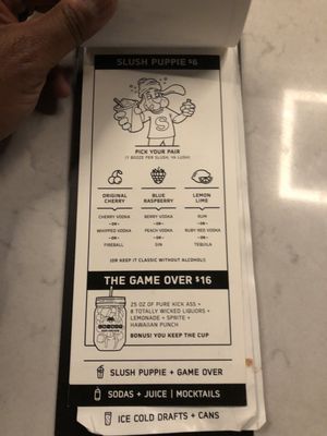 Menu photo 5 16-Bit Bar+Arcade Indianapolis, IN