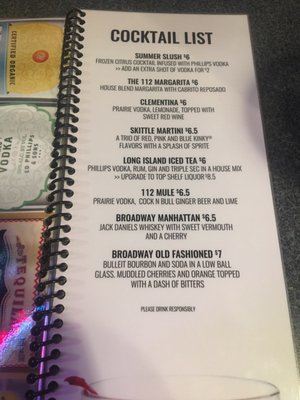 Menu photo 3 112 On Broadway Albert Lea, MN