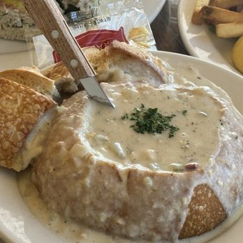 Bayside Cafe - Sourdough Clam Chowder Bowl - Mexican Near Me - Morro Bay, California