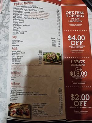 Menu photo 1 Randazzo's Pizzeria Brooklyn, NY