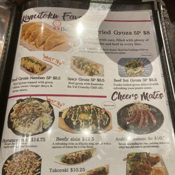 Kamitoku - Menu - Ramen Near Me - Honolulu, Hawaii