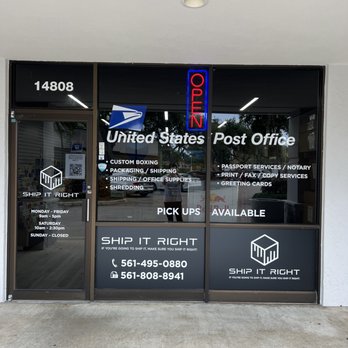 Ship It Right USPS - Usps Ship It Right entrance - Post Offices Near Me - Delray Beach, Florida Ship It Right USPS - Usps Ship It Right entrance - Post Offices Near Me - Delray Beach, Florida