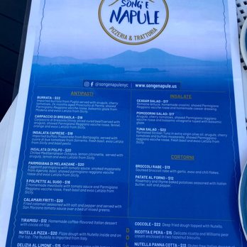 Song E Napule - Menu - Pizza Near Me - Rutherford, New Jersey Song E Napule - Menu - Pizza Near Me - Rutherford, New Jersey