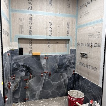 Redstar Construction - Shower before finishing - General Contractors Near Me - Fontana, California Redstar Construction - Shower before finishing - General Contractors Near Me - Fontana, California