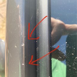 Scratches from poor instal