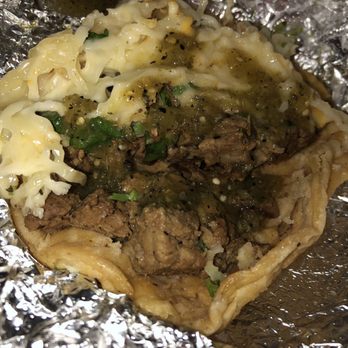 Big Wig Tacos - Steak taco with cilantro & cheese (this was to go) - Mexican Near Me - Chicago, Illinois
