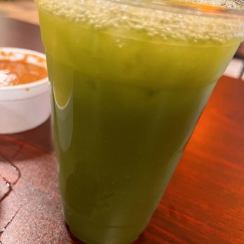 Luna's Tacos - Pineapple Spinach agua fresca - amazing! Who knew? - Tacos Near Me - Round Rock, Texas Luna's Tacos - Pineapple Spinach agua fresca - amazing! Who knew? - Tacos Near Me - Round Rock, Texas