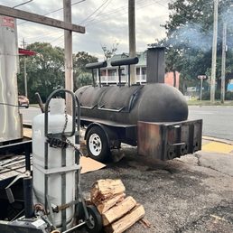 Smoker out front. If only you could smell this picture. Smoker out front. If only you could smell this picture.