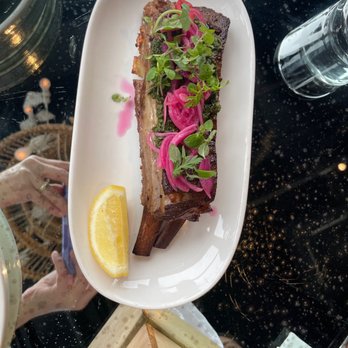 ilili DC - Smoked Lamb Belly pickled thvme chimichurri, lemon - Lebanese Near Me - Washington, DC, District of Columbia
