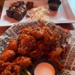 Calhoun’s - Boneless Wings - Single Order, Beef Brisket Burnt Ends, BBQ Pork Sandwich
