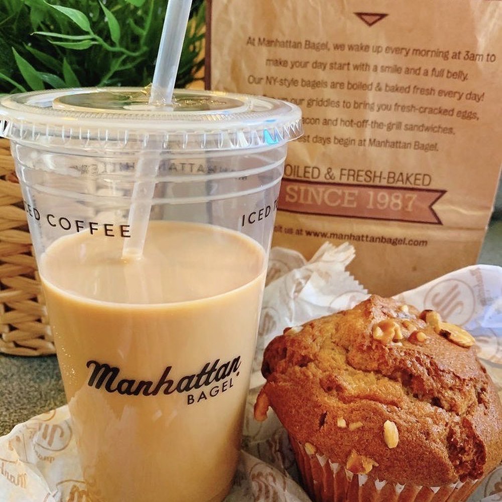 Manhattan Bagel - Iced Coffee 24 .oz Muffin - Breakfast & Brunch Near Me - Englewood, New Jersey Manhattan Bagel - Iced Coffee 24 .oz Muffin - Breakfast & Brunch Near Me - Englewood, New Jersey