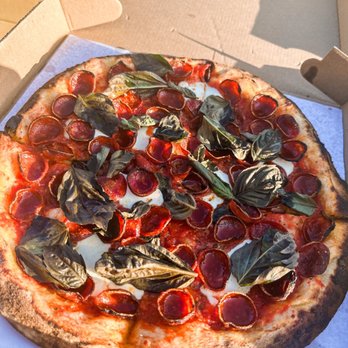 Josie’s Pizza Bar - a pepperoni and basil pizza - Pizza Near Me - Glen Cove, New York Josie’s Pizza Bar - a pepperoni and basil pizza - Pizza Near Me - Glen Cove, New York