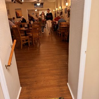 What's Cookin' Downtown - Inside long dining room. Needs music ambience. - American Near Me - Aiken, South Carolina What's Cookin' Downtown - Inside long dining room. Needs music ambience. - American Near Me - Aiken, South Carolina