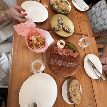 Level 6 - Brussels sprouts, croquetas, charcuterie, & a side of truffle fries - Lounges Near Me - Miami, Florida