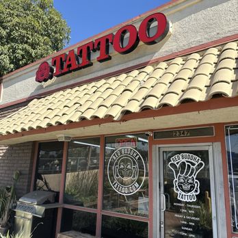 Red Buddha Tattoo - Tattoo Near Me - Orange, California
