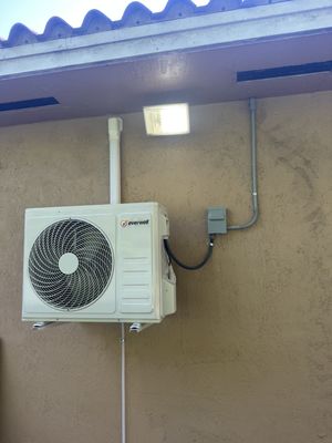 Residential Mini Split Install - Mini split install for an efficiency in a residence. Great addition to any home. Residential Mini Split Install - Mini split install for an efficiency in a residence. Great addition to any home.