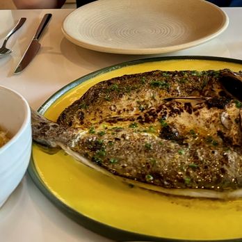 Maty's - Their heavenly Roasted Dorade with Aji Amarillo Beurre Blanc - Peruvian Near Me - Miami, Florida