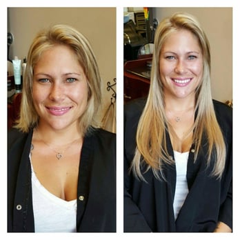 Studio Luxe Salon - before and after extensions - Hair Salons Near Me - Stow, Ohio