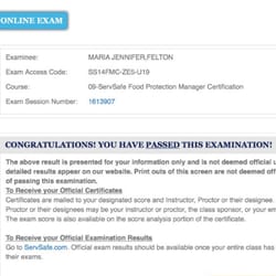 Just got to take a snap shot of this, I passed it! I'm stoked wooohooohhooo!