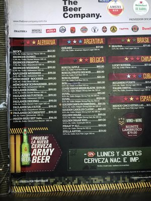 Menu photo 4 Wings Army Tijuana, BCN Menu photo 4 Wings Army Tijuana, BCN