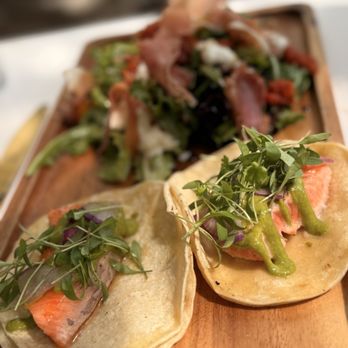 The Hook & Plow - Fish tacos and arugula burrata sandwich (minus the bread bc I'm gf). - Seafood Near Me - Manhattan Beach, California The Hook & Plow - Fish tacos and arugula burrata sandwich (minus the bread bc I'm gf). - Seafood Near Me - Manhattan Beach, California