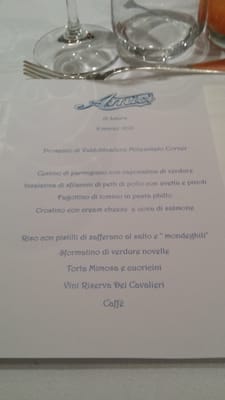 Menu photo 2 Hotel dei Cavalieri Milan, MI