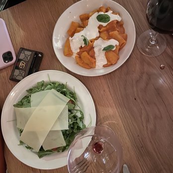 La Pecora Bianca SoHo - Rigatoni Arugula Salad - Mediterranean Near Me - New York, New York La Pecora Bianca SoHo - Rigatoni Arugula Salad - Mediterranean Near Me - New York, New York