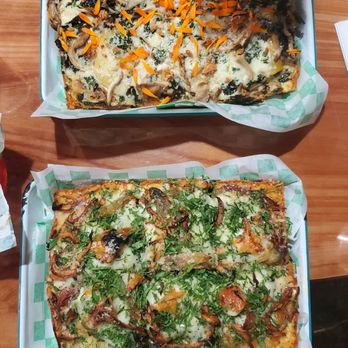 Bookie's Pizza - mushroom & nettle pizza - Pizza Near Me - Santa Cruz, California